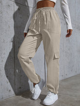 Buy SHEIN Knot Waist Flap Pocket Cargo Pants in Pakistan
