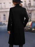 Buy SHEIN Lapel Neck Double Breasted Overcoat in Pakistan