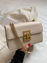 Buy SHEIN Lightweight,Business Casual Minimalist Chain Flap Square Bag in Pakistan