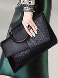 Buy SHEIN Luxury Crocodile Pattern Pu Leather Crossbody Bag in Pakistan