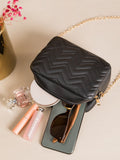 Buy SHEIN Mini Chevron Chain Crossbody Bag in Pakistan