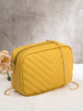 Buy SHEIN Mini Chevron Chain Crossbody Bag in Pakistan