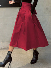 Buy SHEIN New A-Line Skirt Umbrella Skirt Bow Women Day Big Swing Skirt Slim Waist Long Skirt in Pakistan