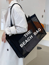 Buy SHEIN Nylon Material Alphabet Printed Beach Mesh Tote Bag With Beach Bag in Pakistan