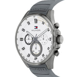 Buy Tommy Hilfiger Max White Dial Grey Rubber Strap Watch for Men - 1791972 in Pakistan