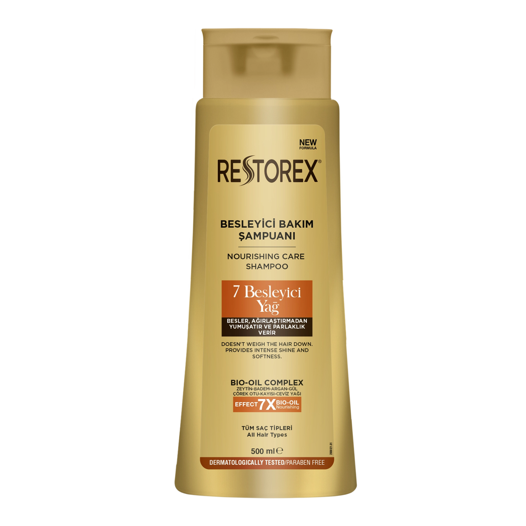 Buy Restorex - All Hair Types Nourishing Care Shampoo 500ml in Pakistan
