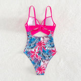 Buy Tropical Print Cut Out Push Up Bikini Set in Pakistan