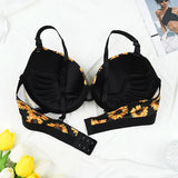 Buy Bex Printed Padded Bra and Panty Set in Pakistan