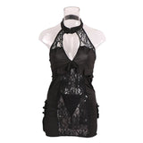 Buy Collar Open Neck Sexy Mesh Lingerie in Pakistan