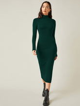 Buy SHEIN BASICS High Neck Solid Bodycon Dress in Pakistan