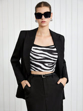 Buy SHEIN BIZwear Women's Zebra Print Camisole Cami Top in Pakistan