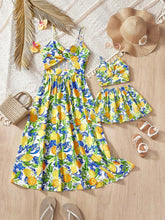 Buy SHEIN Baby Girl Lemon Print Sleeveless Crop Top And Mini Skirt Set, Summer Vacation in Pakistan