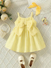 Buy SHEIN Baby Girls Infant Sweet Elegant Cute Big Bow Strap Dress in Pakistan