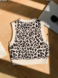 Buy SHEIN Comfortcana Casual Leopard Jacquard Women's Knitwear Top in Pakistan