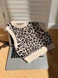 Buy SHEIN Comfortcana Casual Leopard Jacquard Women's Knitwear Top in Pakistan