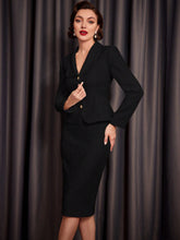 Buy SHEIN DECDS Ladies' Single-Breasted Suit Jacket And Skirt Set in Pakistan