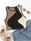 Buy SHEIN EZwear Color Block Tank Top in Pakistan