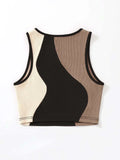 Buy SHEIN EZwear Color Block Tank Top in Pakistan