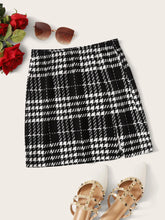 Buy SHEIN EZwear Plaid A-Line Mini Skirt in Pakistan