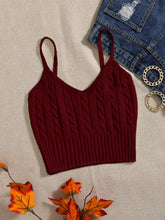 Buy SHEIN Essnce Cable Knit Cami Top in Pakistan