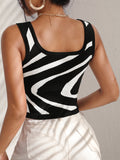 Buy SHEIN Essnce Color Block Scoop Neck Sweater Vest in Pakistan