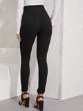 Buy SHEIN Essnce High-Rise Skinny Jeans in Pakistan