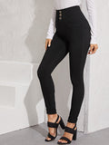 Buy SHEIN Essnce High-Rise Skinny Jeans in Pakistan