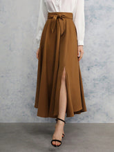 Buy SHEIN Frenchy High Waist Split Thigh Belted Skirt in Pakistan