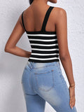 Buy SHEIN Frenchy Striped Print Halter Top in Pakistan
