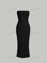 Buy SHEIN MOD Chain Detail Ruched Cami Dress in Pakistan