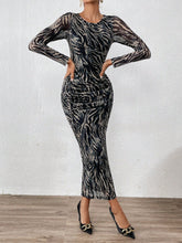 Buy SHEIN Priv̩ Allover Print Ruched Side Bodycon Dress in Pakistan