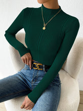 Buy SHEIN Priv̩ Mock Neck Cable Knit Crop Sweater in Pakistan
