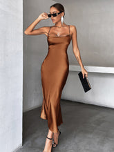 Buy SHEIN Privé Solid Tie Backless Cami Dress in Pakistan