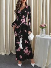 Buy SHEIN Priv̩ Women's Floral Print Ruffle Hem Dress in Pakistan