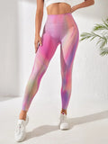 Buy SHEIN Sport Seamluxe Tie Dye Wideband Waist Sports Leggings in Pakistan