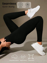 Buy SHEIN Sport Studio High Waisted Ribbed Seamless Slim Leggings For Women in Pakistan