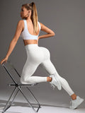 Buy SHEIN Sport Studio Women Simple High Elasticity Seamless Sports Leggings in Pakistan