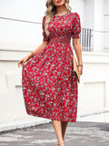 Buy SHEIN Unity Floral Print Puff Sleeve Dress in Pakistan