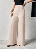 Buy SHEIN VCAY Split Thigh Wide Leg Pants in Pakistan