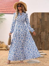 Buy SHEIN VCAY Women's Floral Printed Self-Tie Neckline Dress in Pakistan