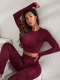 Buy SHEIN Yoga Basic 2pcs Seamless Fitness Suit in Pakistan