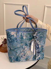 Buy SHEIN Scarf Decor Floral Pattern Shoulder Tote Bag in Pakistan