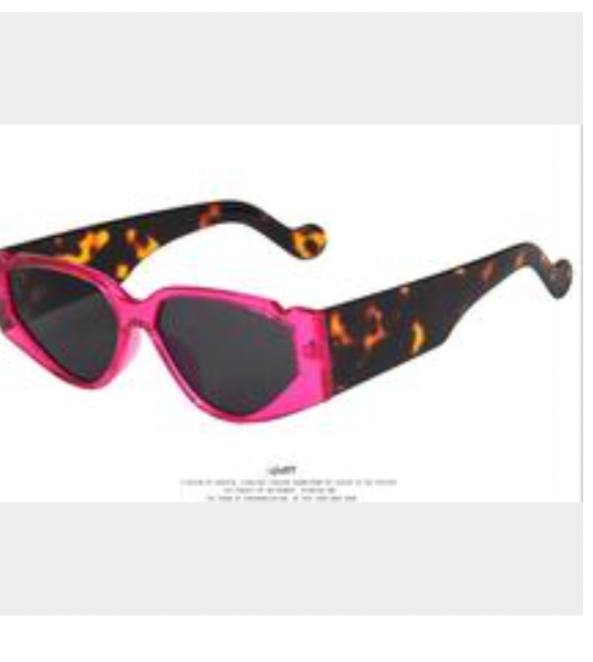 Buy Orb & Gravel Pink Leopard Statement Shades in Pakistan