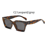 Buy Orb & Gravel Luxury Leopard Square Sunglasses in Pakistan