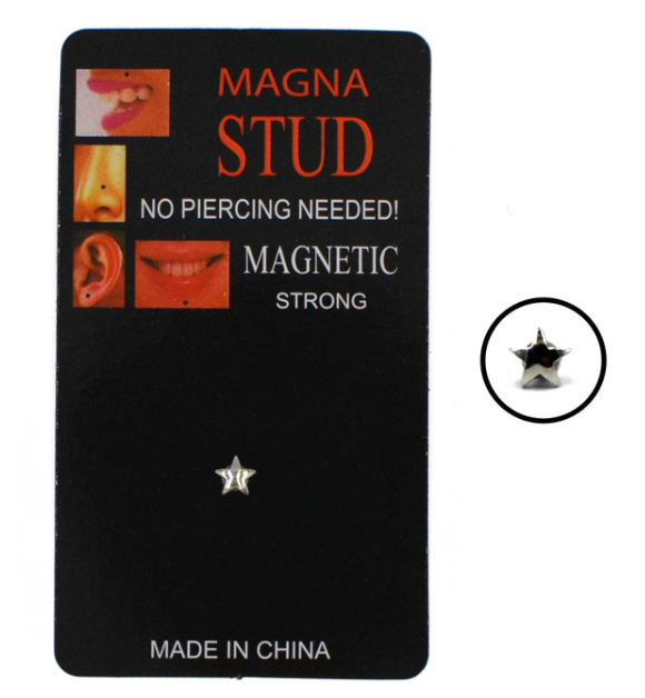 Buy Orb & Gravel Star Magnet Face No Piercings Stud in Pakistan