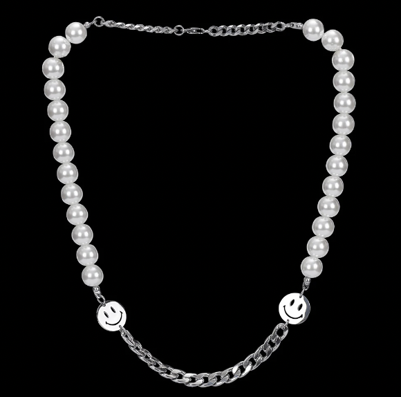 Buy Orb & Gravel Smiley Pearls Chic Chains in Pakistan