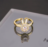 Buy Orb & Gravel Fidget Rotating Bunny Gem Ring in Pakistan