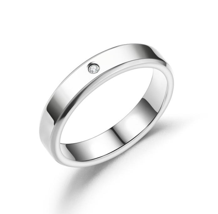 Buy Orb & Gravel 4mm Stainless Steel Ring Size 7 in Pakistan