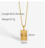 Buy Orb & Gravel 18k Gold Plated Disc Necklace in Pakistan