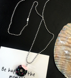 Buy Orb & Gravel Donut Silver Chain in Pakistan